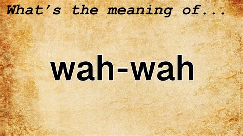 wah-ngt|Wang Definition & Meaning .